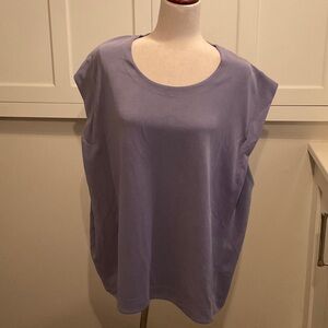 Athleta Women's Muscle Tee in Soft Purple